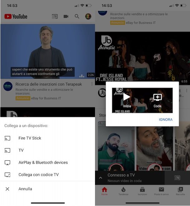 Come funziona Chromecast con YouTube