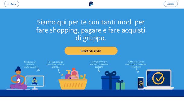 Crear una cuenta PayPal