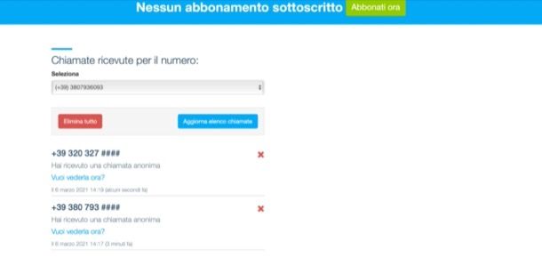 Scoprire Una Chiamata Anonima Gia Ricevuta