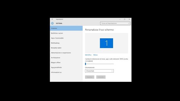 Come ruotare lo schermo su un PC Windows 10