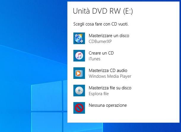 Programma per masterizzare CD