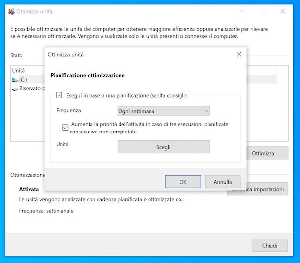 Deframmentazione hard disk