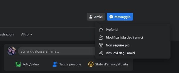 Come eliminare amici da Facebook dal PC