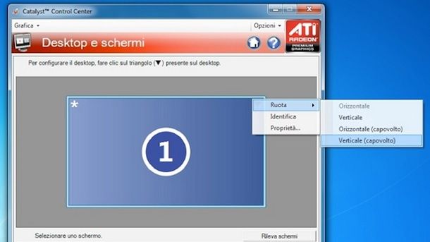 Come ruotare lo schermo del PC Windows 7