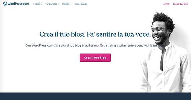 Come creare un blog gratis su Internet con WordPress