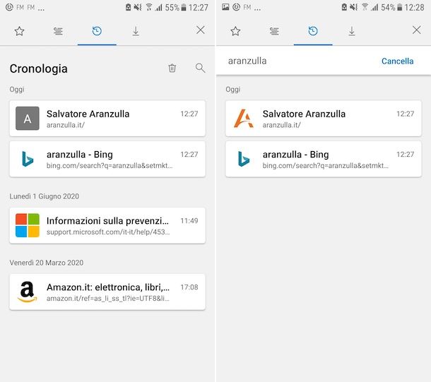 Cronologia Edge Android