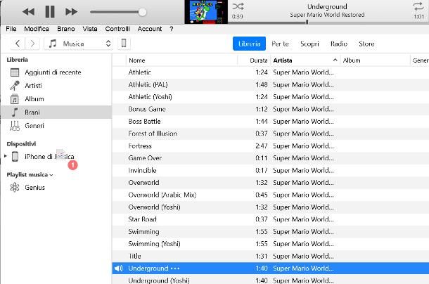 Come mettere musica su iTunes: iPhone