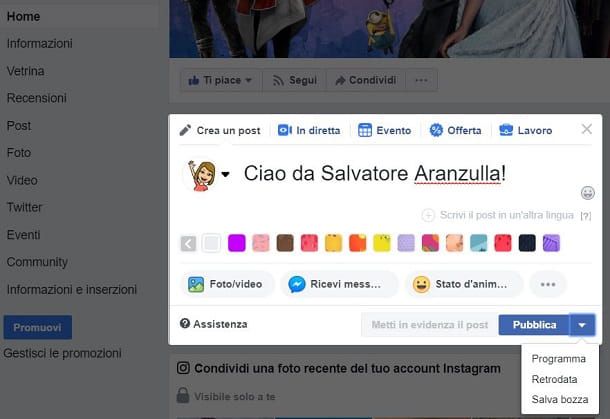 Come creare un blog gratis su Internet con Facebook