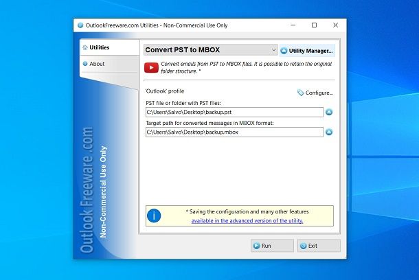 Convert PST to MBOX