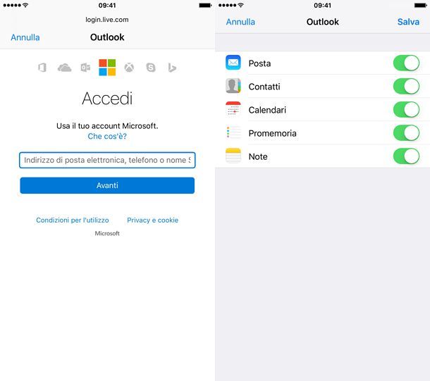 Configurare un account Live e Hotmail su Mac OS X e macOS