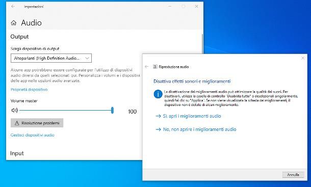 Non funziona audio PC: cosa fare