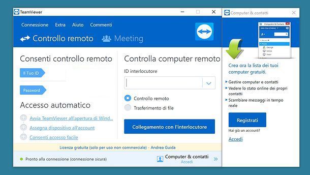 Come abilitare Desktop remoto