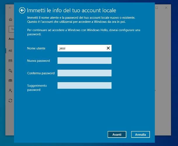 Come eliminare account Outlook da PC Windows