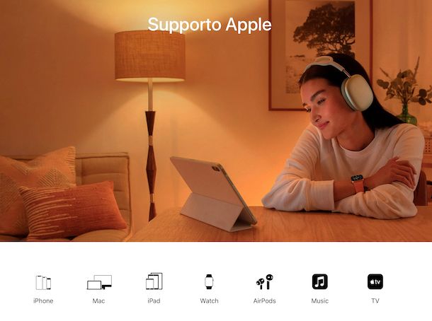 Supporto Apple