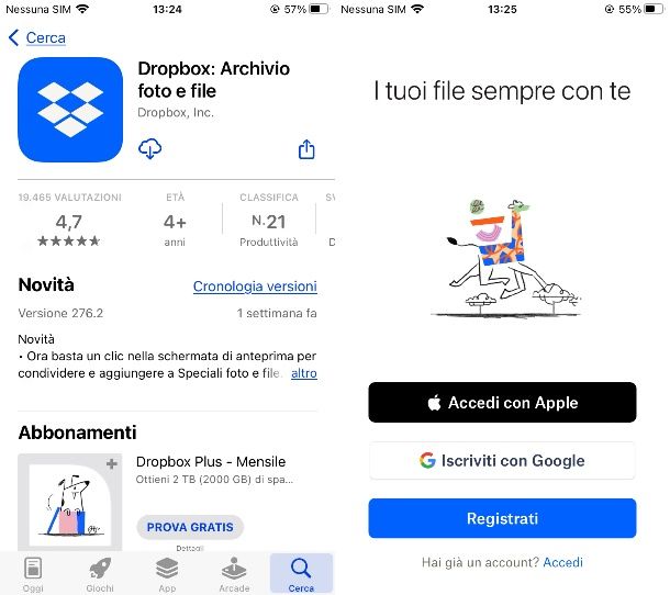 Come scaricare Dropbox su iPhone/iPad