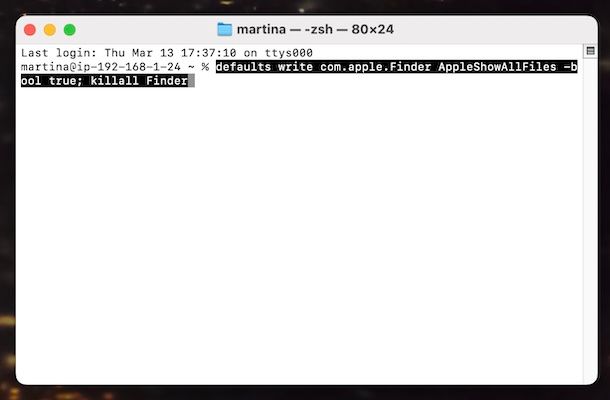 macOS