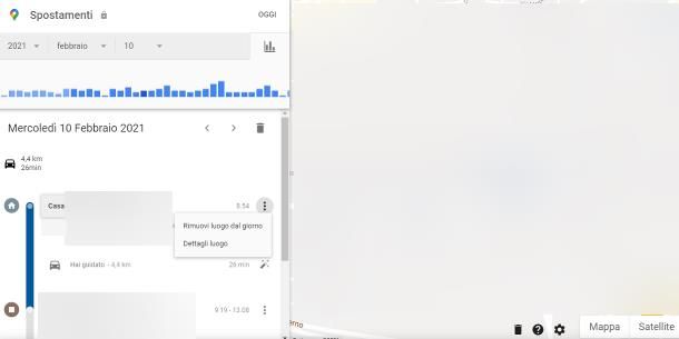 Come vedere cronologia Google Maps