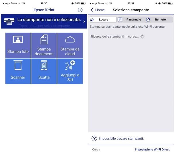 Come stampare da iPhone a stampante Epson