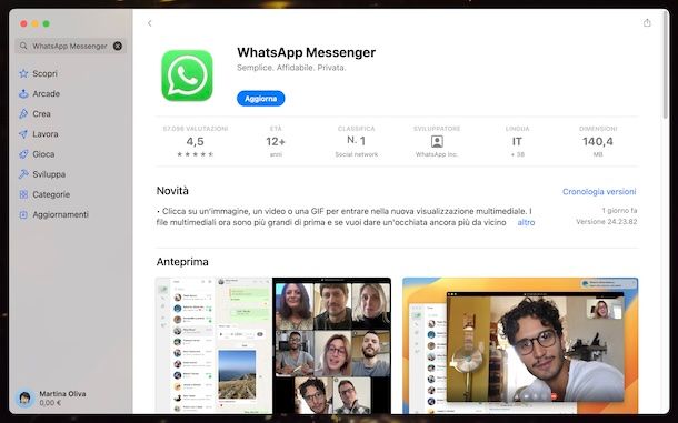 WhatsApp Mac