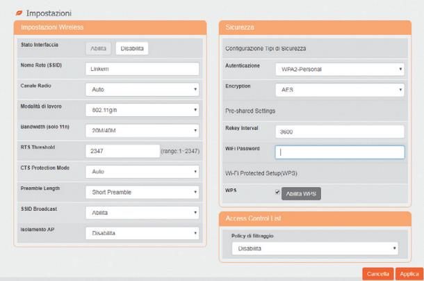 Come cambiare password al modem