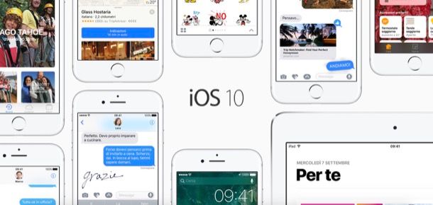Come installare iOS 10