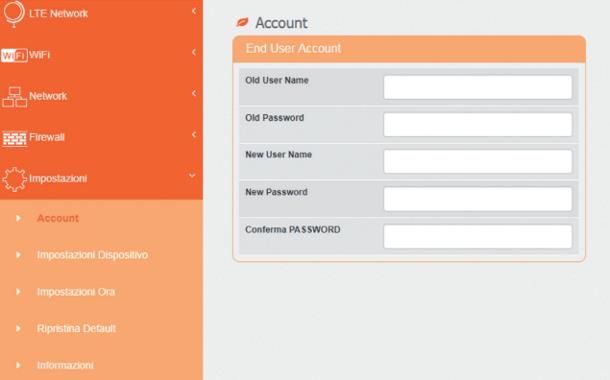 Come cambiare password al modem Linkem