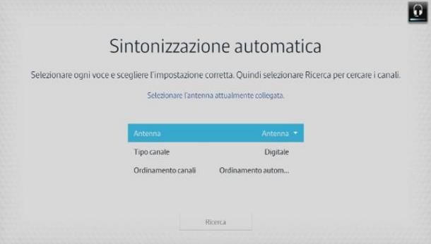 Come sintonizzare i canali TV: Samsung