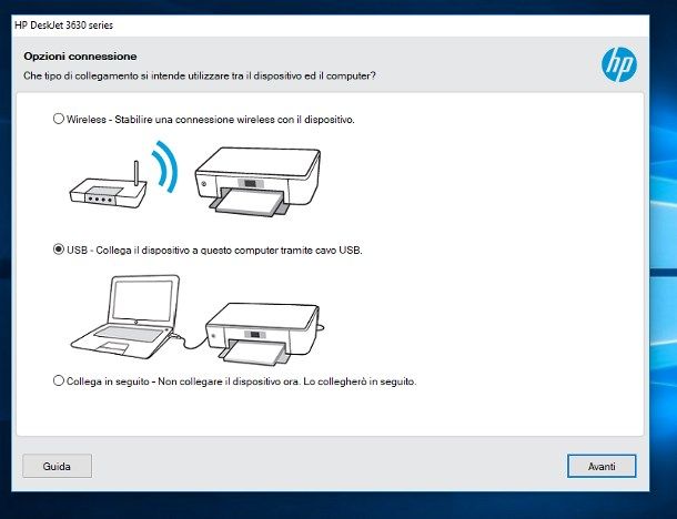 Come condividere una stampante USB