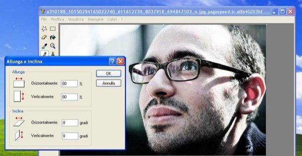 Come ridimensionare una foto con Paint su Windows XP