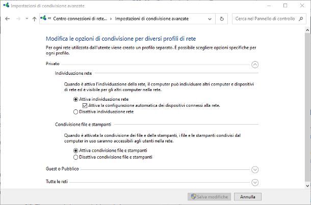 Come condividere una cartella in rete: Windows 10