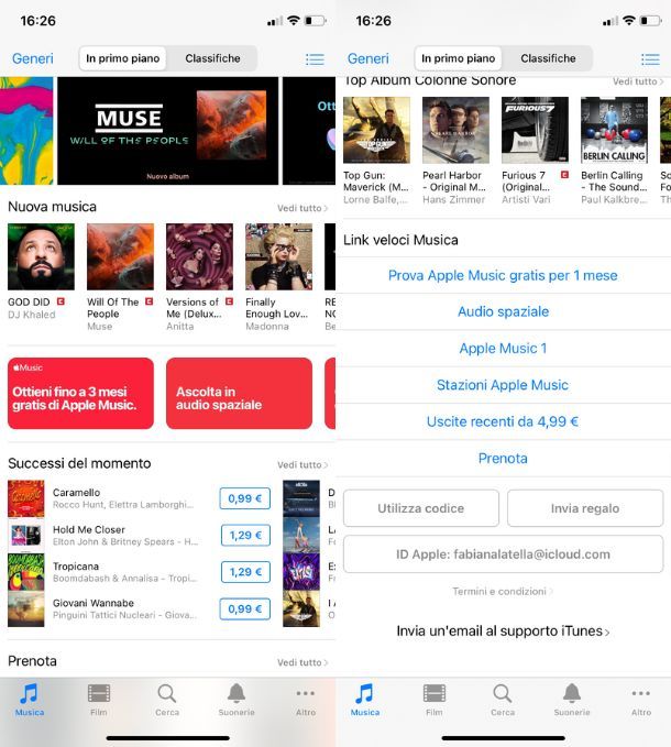 iTunes Store iPhone