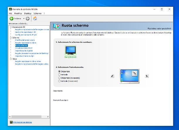 Come girare lo schermo del PC tramite software