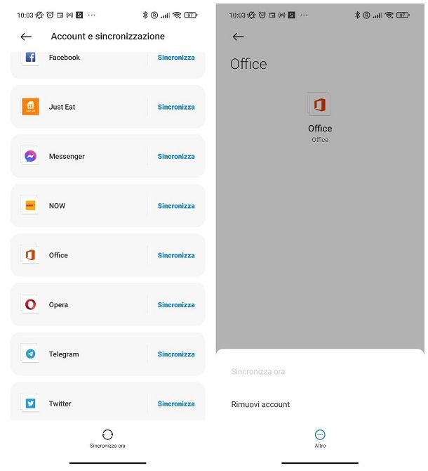 Come eliminare account Outlook da smartphone e tablet