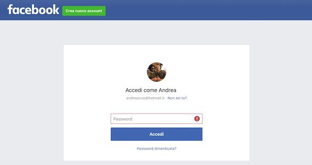 Come recuperare la password di Facebook da computer