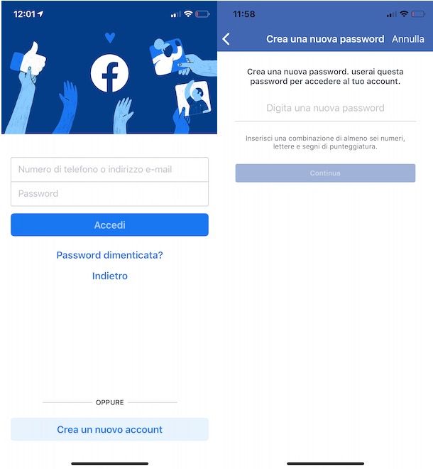 Come recuperare la password di Facebook dal cellulare