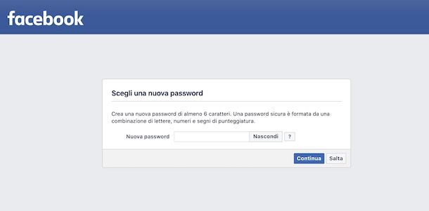 Come recuperare la password di Facebook rubata