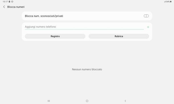 Come bloccare un numero su Samsung