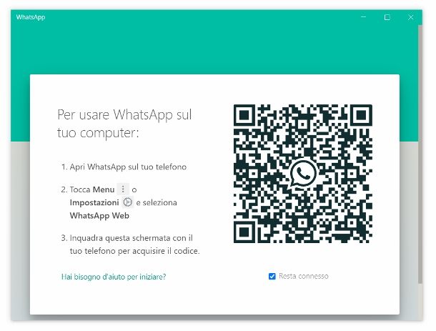WhatsApp desktop