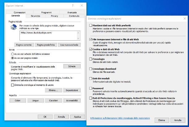 Come eliminare i file temporanei di Internet Explorer