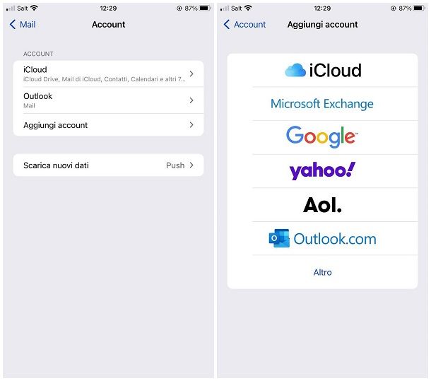 Come leggere posta Hotmail su Mail di iOS e iPadOS