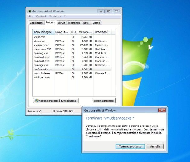 Ripristino Windows 7 bloccato