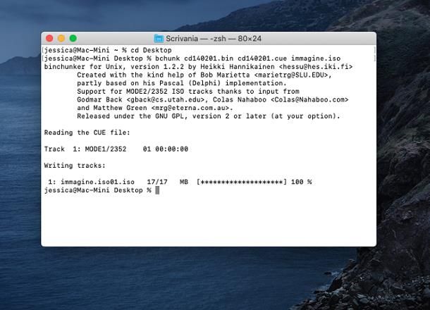 Come aprire file BIN su Mac
