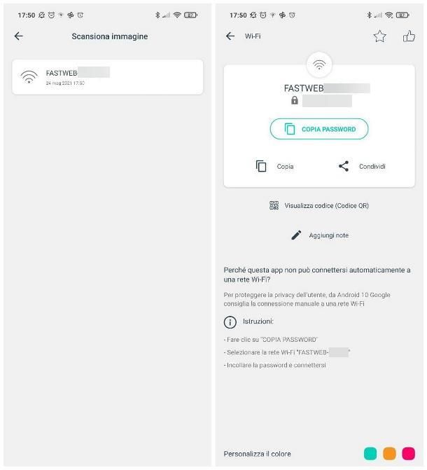 Come trovare password WiFi Android senza root