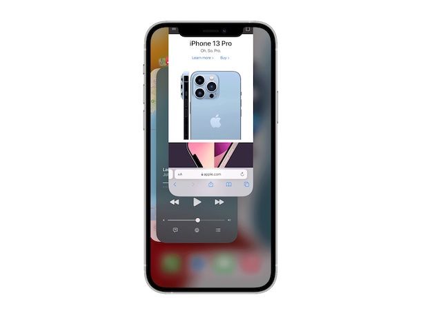 Chiusura app iPhone Face ID