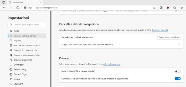 Come eliminare i file temporanei di Microsoft Edge