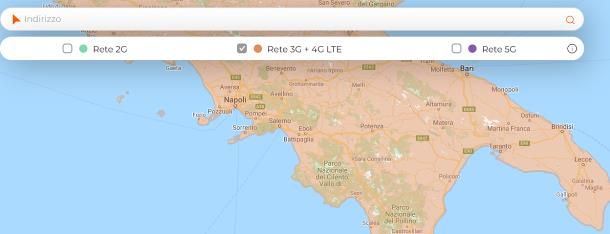 Copertura Fastweb mobile: 4G