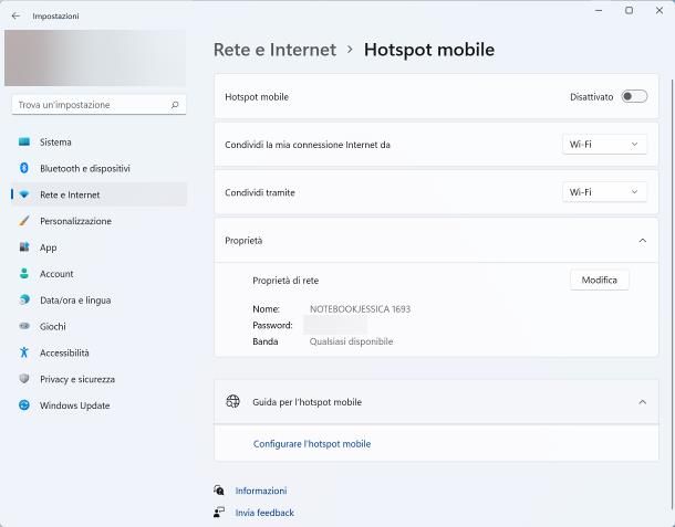 Come usare il PC come router WiFi: Windows 10 e successivi