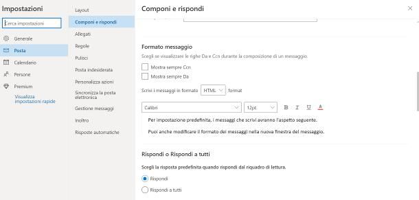 Come cambiare la grandezza dei caratteri su Outlook