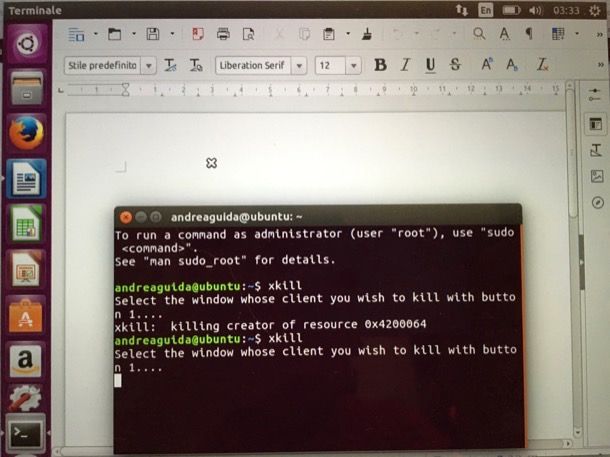 Come killare un processo Linux