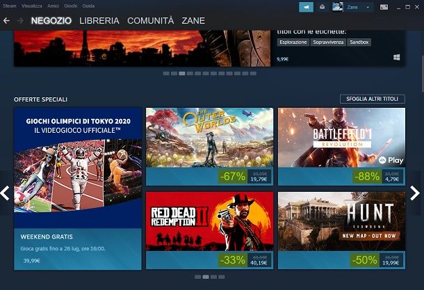 Giochi gratis weekend Steam